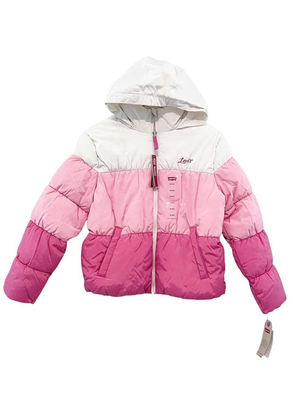 NWT Levi's hooded puffer jacket